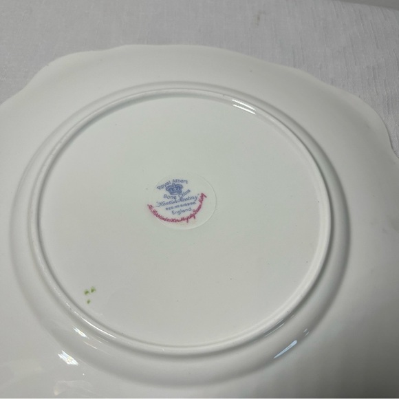 Royal Albert Square Dinnerware Plate. Bone China. Kentish Rockery. England - Picture 3 of 5